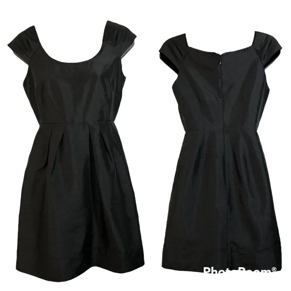 Black 2P Banana Republic Midi Dress